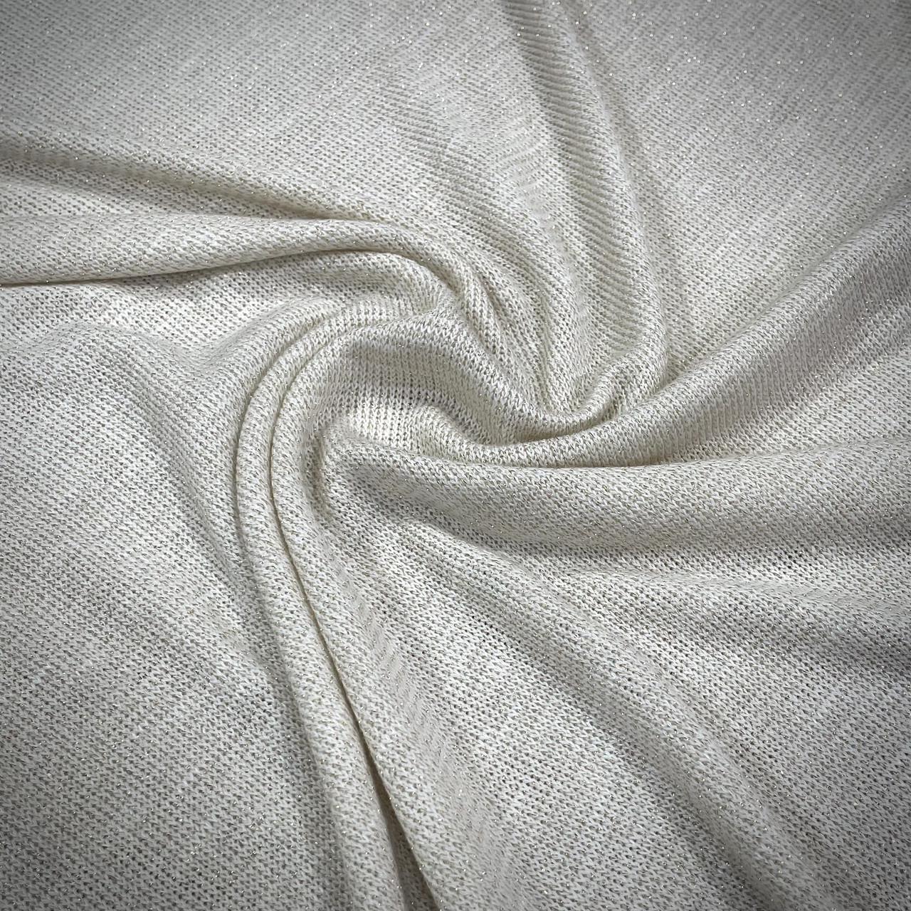 Ткань трикотаж вязкая с люрексом масляная (24479397)