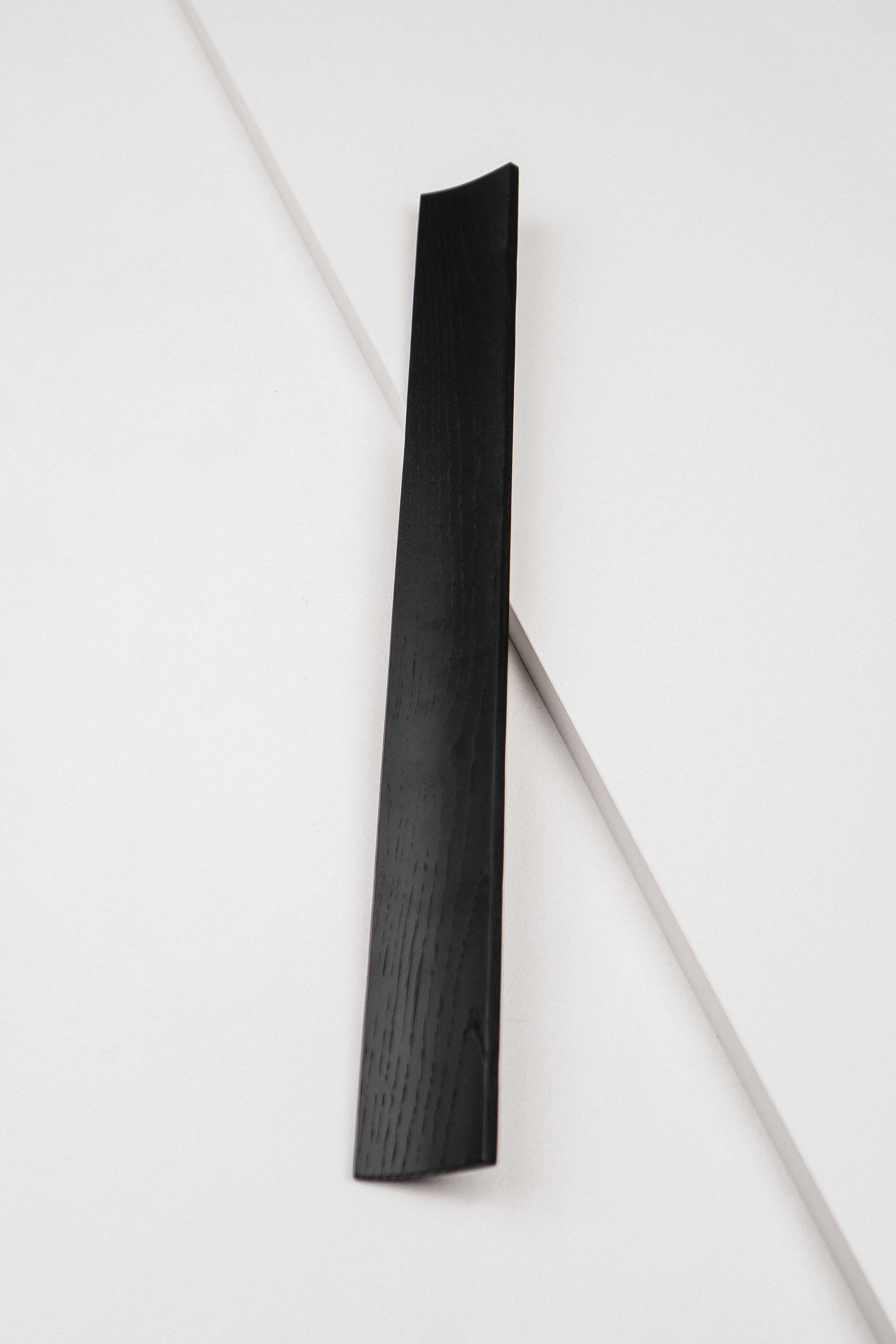 Мебельная ручка-планка Plank из дуба 500 мм Черный дуб (PLANK-500-BLACK)