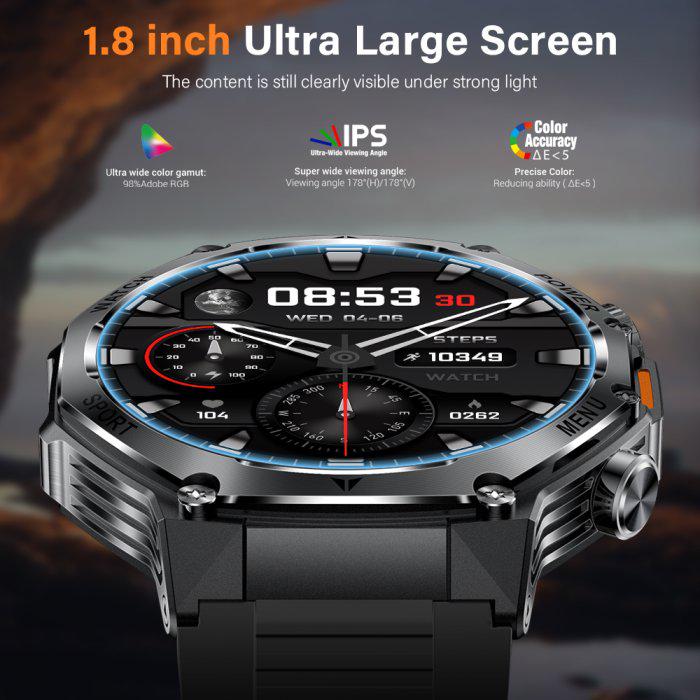 Смарт-годинник UWatch Smart Surf X Pro Steel Black з ремінцями 2 шт. (2024) - фото 5 Смарт-годинник UWatch Smart Surf X Pro Steel Black з ремінцями 2 шт. (2024) - фото 5