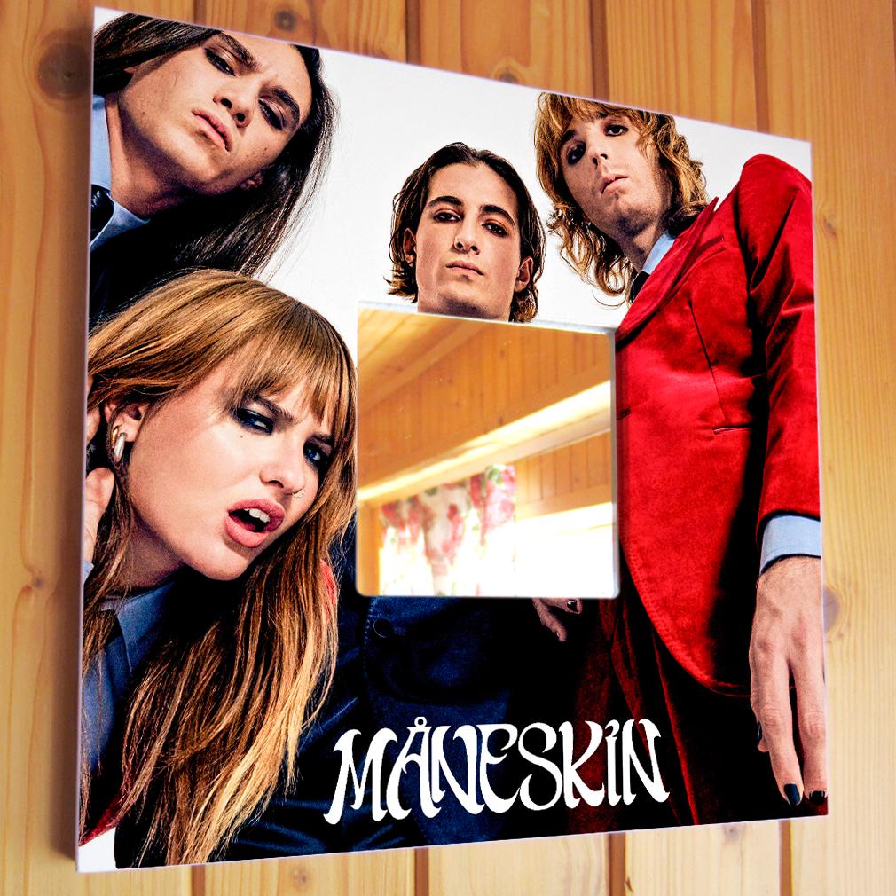 Зеркало декоративное Группа ''Maneskin'' 260х260 мм (M04617)