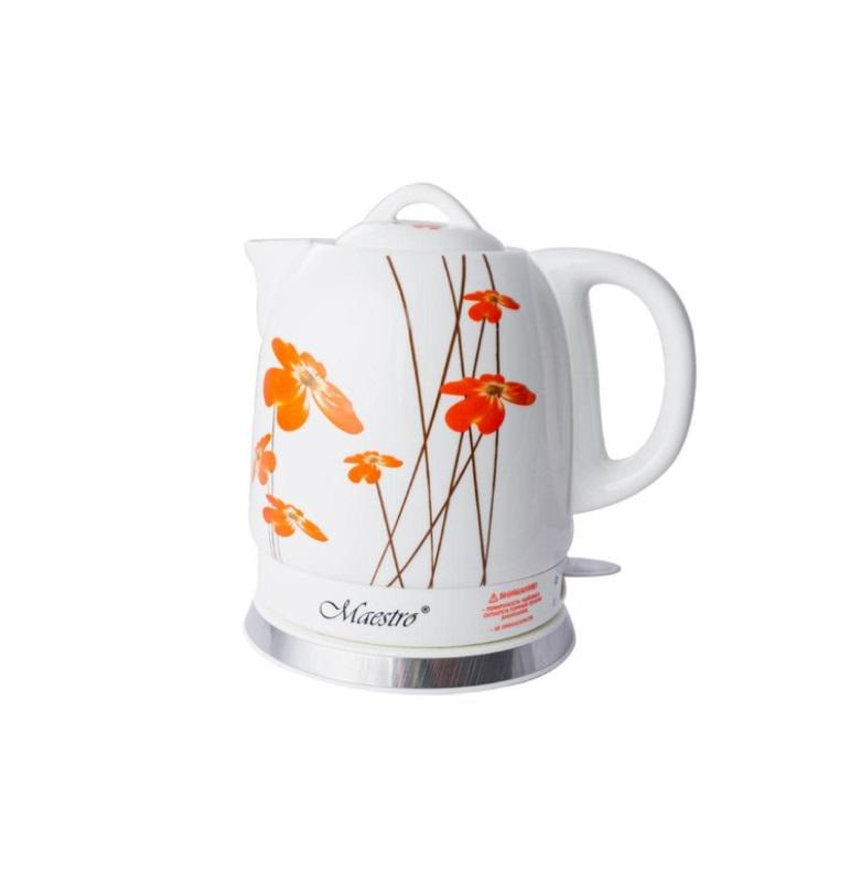 Электрочайник Maestro Red Flowers 1,5 л 1200 Вт Электрочайник Maestro Red Flowers 1,5 л 1200 Вт