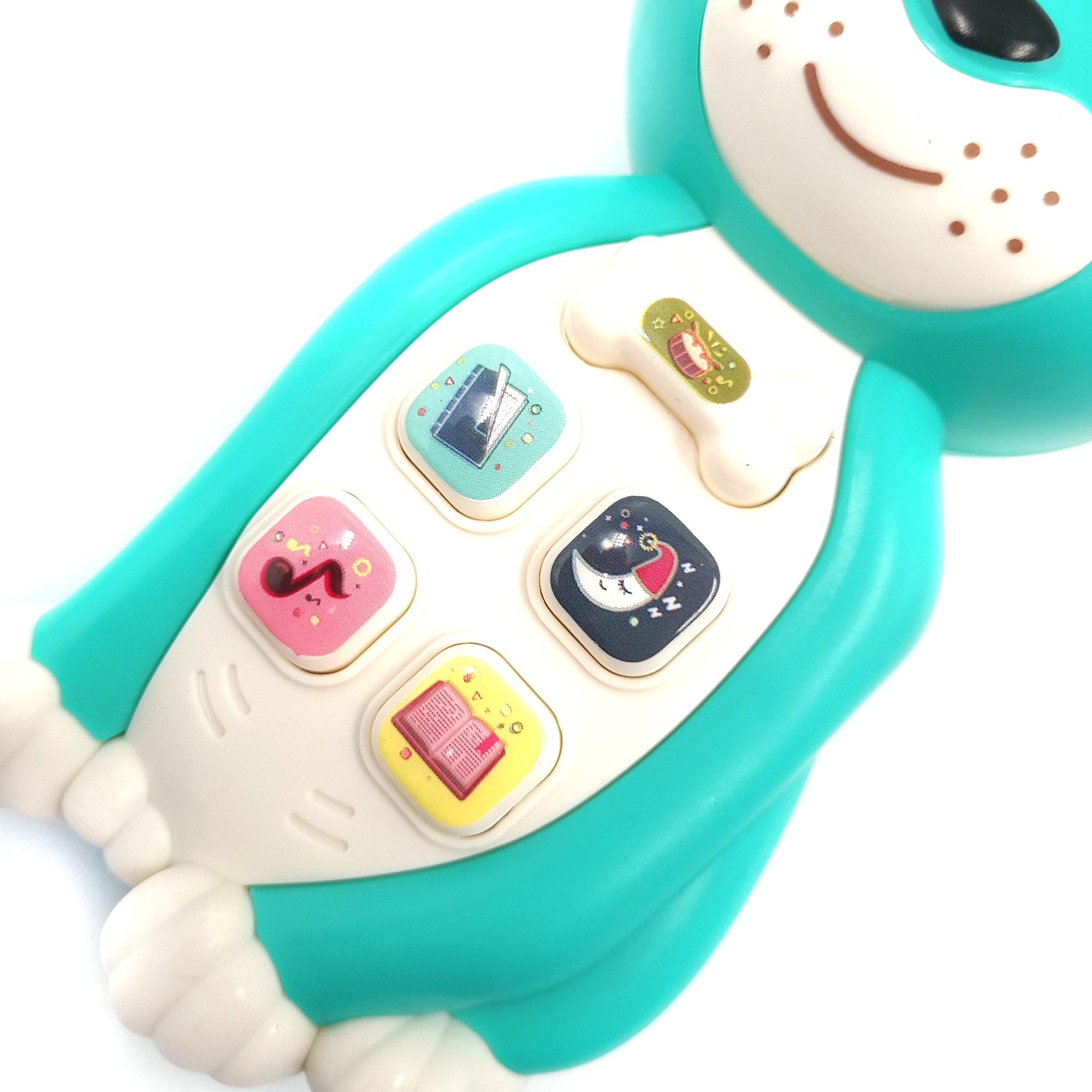 Телефон інтерактивний Тигреня ТК Group 15 см укр. озвучка Бірюзовий (125257b) - фото 4