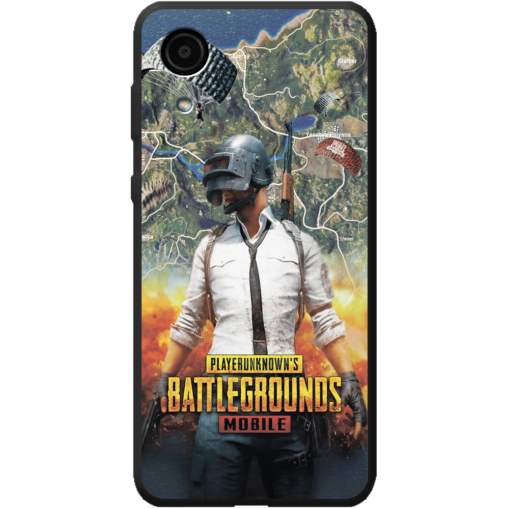 Чохол BoxFace Samsung Galaxy A03 Core (A032) PUBG Mobile Чорний силікон (43939-up2309-44058)