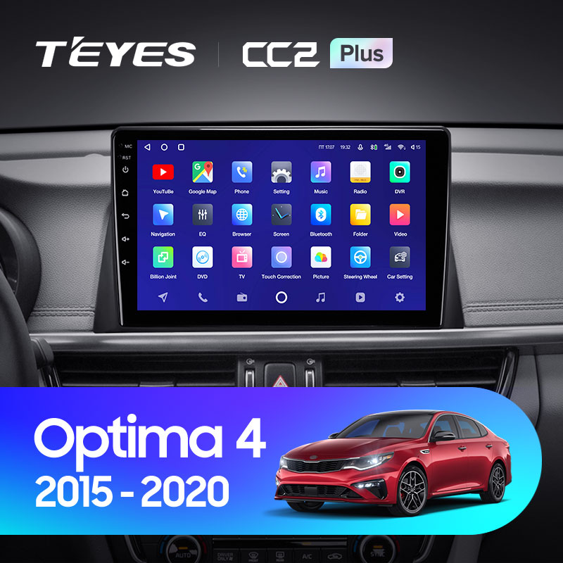 Автомагнітола штатна Teyes для Kia Optima 4/Kia K5 2015-2020 Android CC2-PLUS 4+64G Wi-Fi варіант B (1464883410) - фото 3