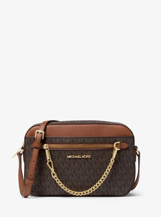 Женская сумка MICHAEL Michael Kors Jet Set Large Logo Crossbody Bag (35S1GTTC9B)