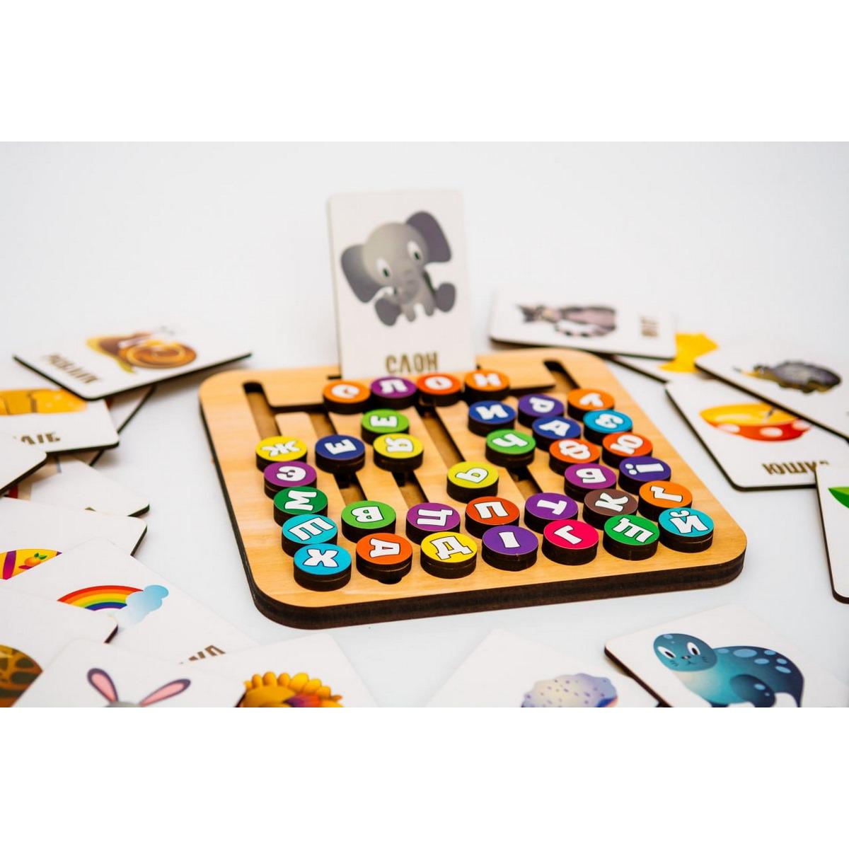 Настольная игра PuzzleOK Азбука лабиринт Разноцветный (SR-113-N-288) - фото 3 Настольная игра PuzzleOK Азбука лабиринт Разноцветный (SR-113-N-288) - фото 3