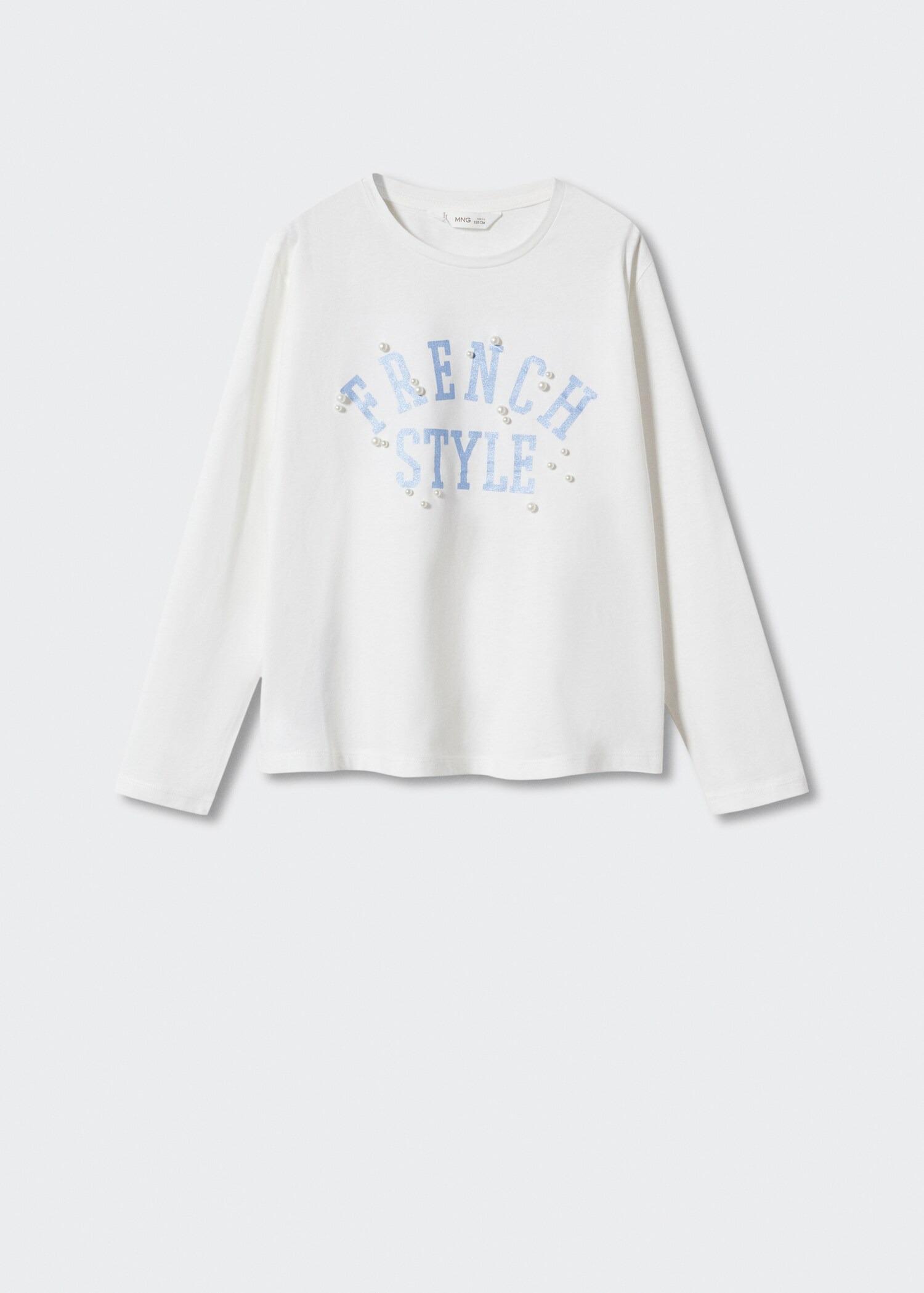 Реглан для девочки Mango 164 см Белый (47010141)