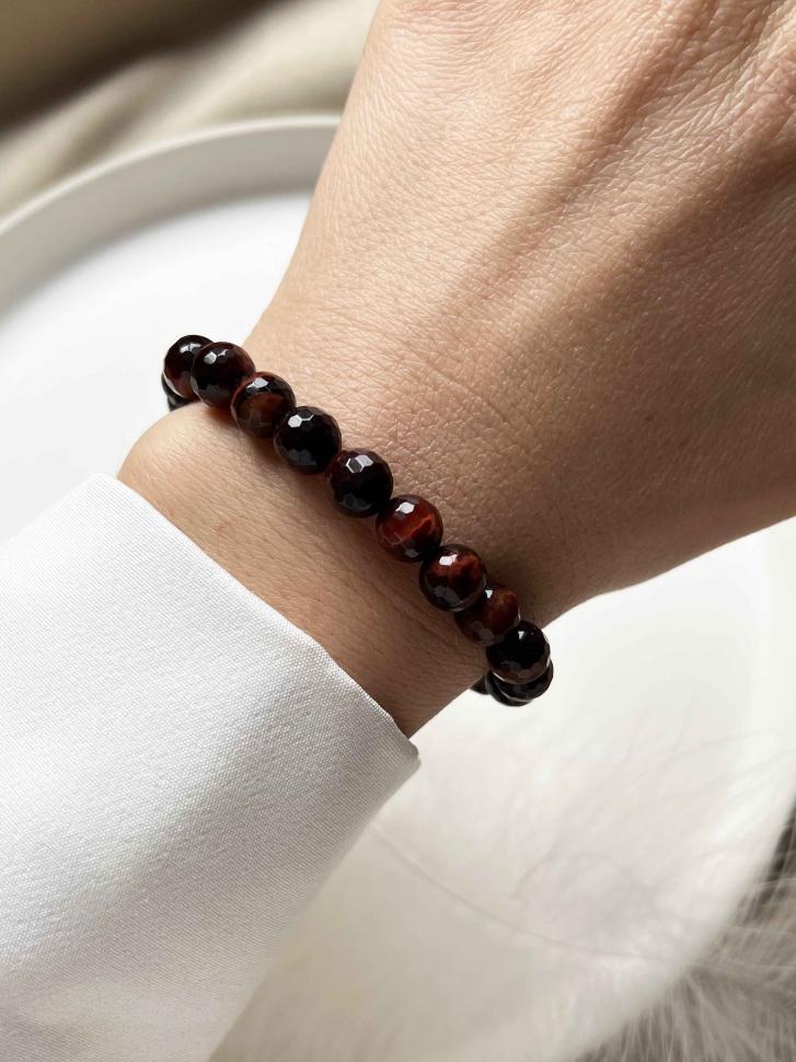 Браслет из бычьего глаза (5106)