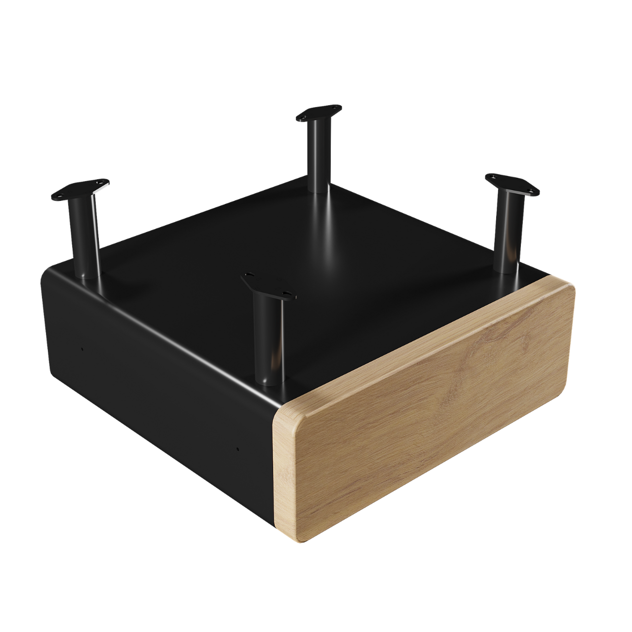 Ящик модульный подвесной для стола с регулировкой высоты TEHNOTABLE Дуб/Черный (052-02-01)