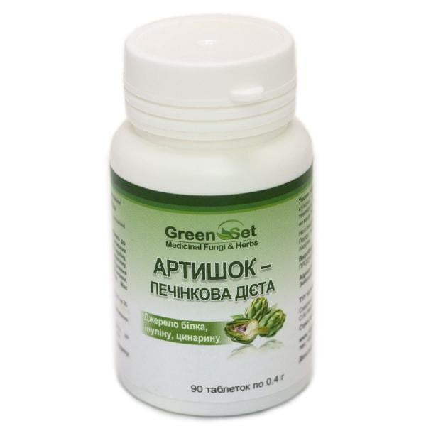 Артишок Green Set Артишок Печеньевая диета источник белка/инулина/цинарина 90 табл. (000024012)