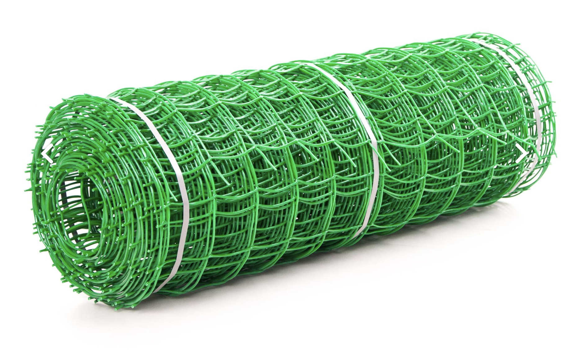 Сетка пластиковая декоративная Клевер 85х95 мм 1х20 м Светло - зеленый