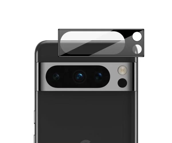 Защитное стекло на камеру PHENVEL для Google Pixel 8 Pro (черное)