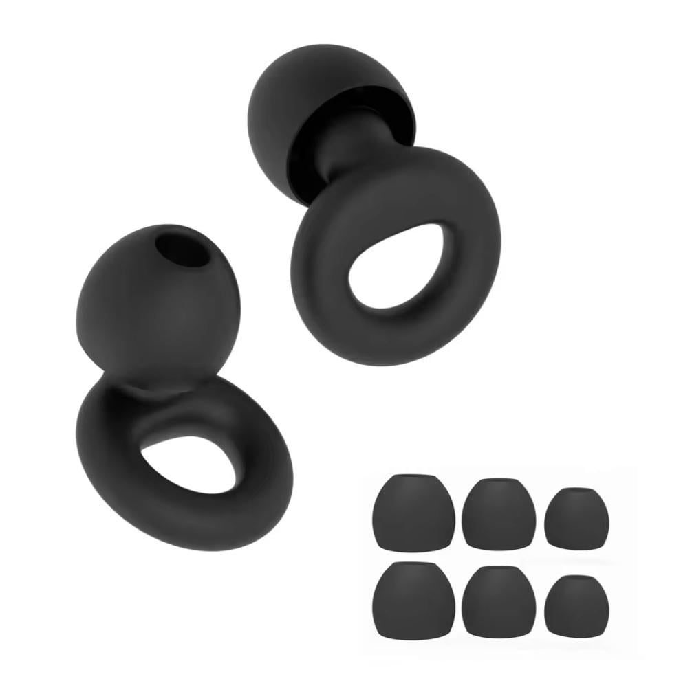 Вушні затички T2CIRP силіконові з набором амбушюр 3 пари Black