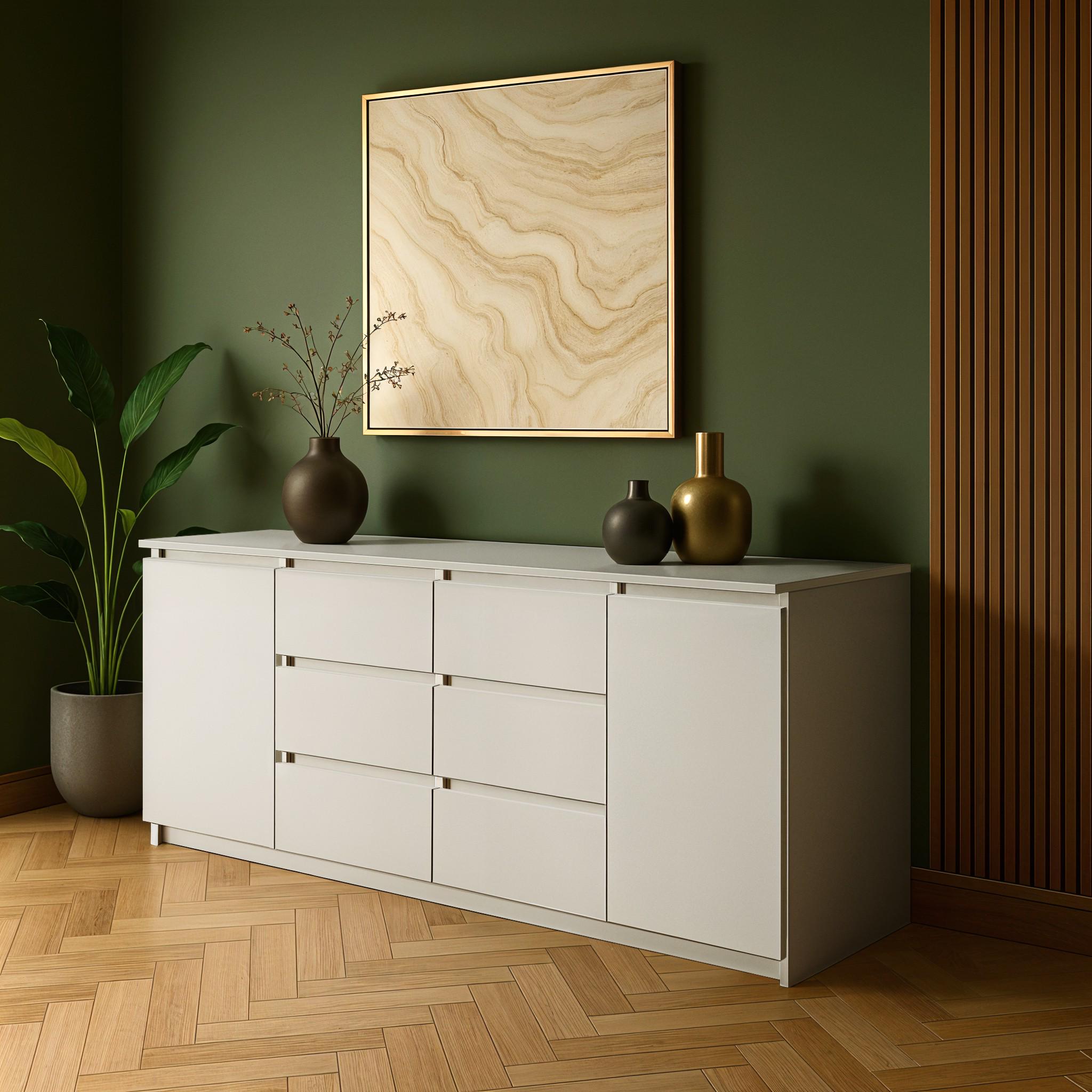 Комод Kraft 1600х345х750 мм Білий Комод Kraft 1600х345х750 мм Білий