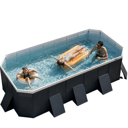 Бассейн каркасный складной BS-12 прямоугольный 265х164х50 см (M17741)