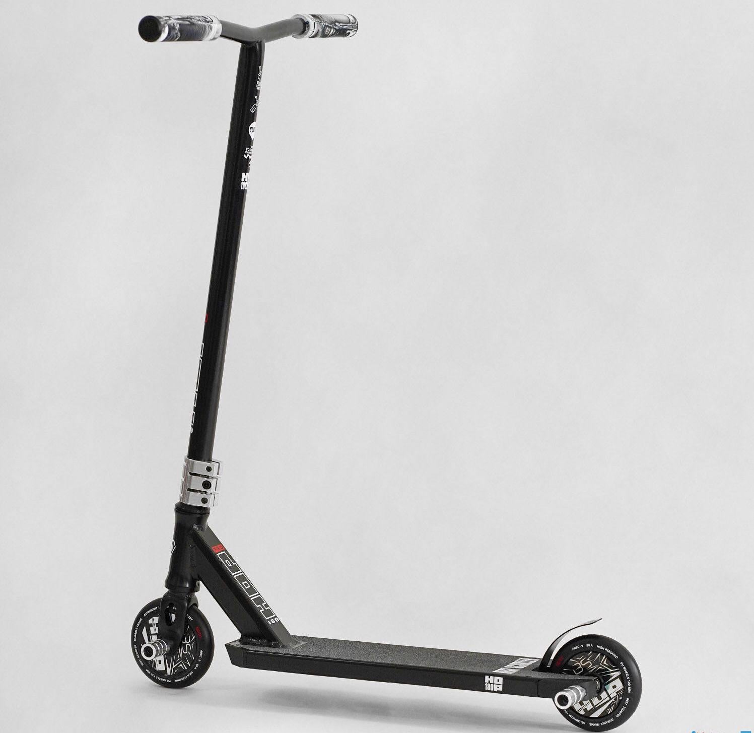 Самокат трюковый Best Scooterr N-16180 HOP Черный Самокат трюковый Best Scooterr N-16180 HOP Черный