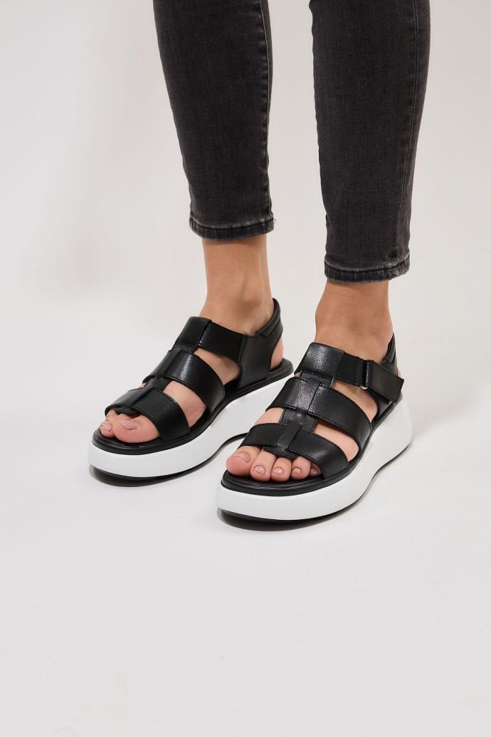 Босоножки женские ALLSY кожаные р. 38 Черный (195211) - фото 3 Босоножки женские ALLSY кожаные р. 38 Черный (195211) - фото 3