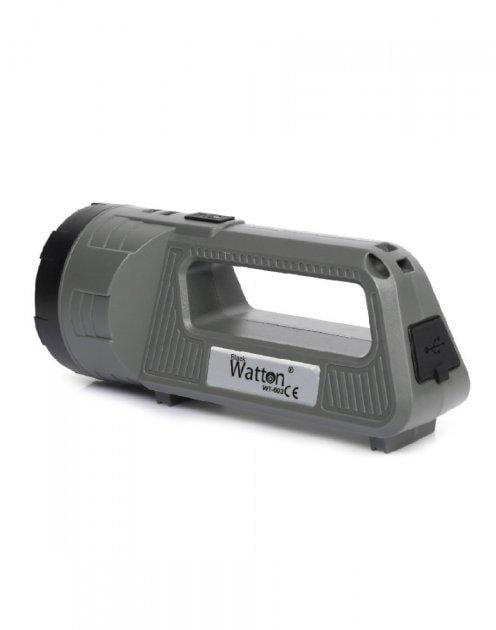 Фонарь аккумуляторный WATTON WT-603 с повербанком - фото 5