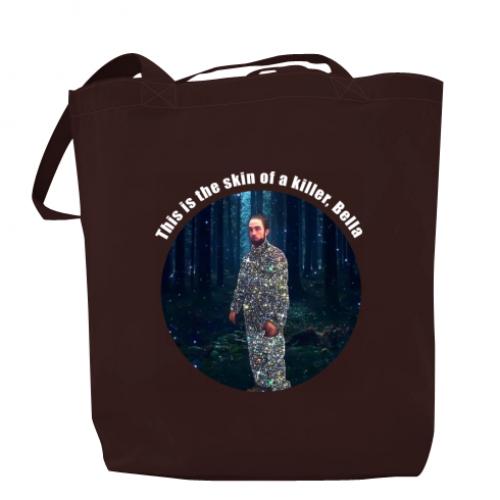 Шоппер This is The Skin of a Killer, Bella 37x41 см Шоколадный (15723954-12-193740)