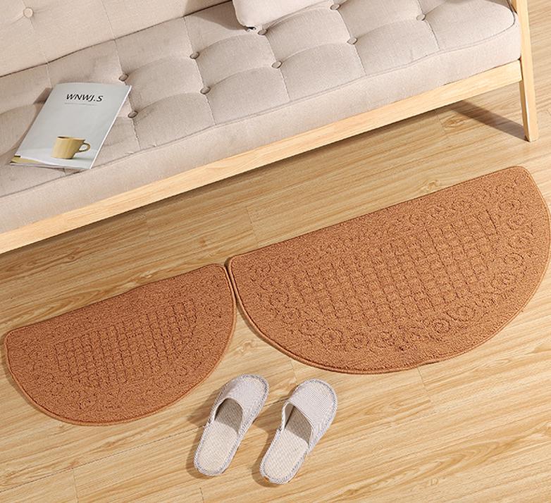 Коврик придверный полукруглый 14231 48х78 см Кофейный (4705750) - фото 3 Коврик придверный полукруглый 14231 48х78 см Кофейный (4705750) - фото 3