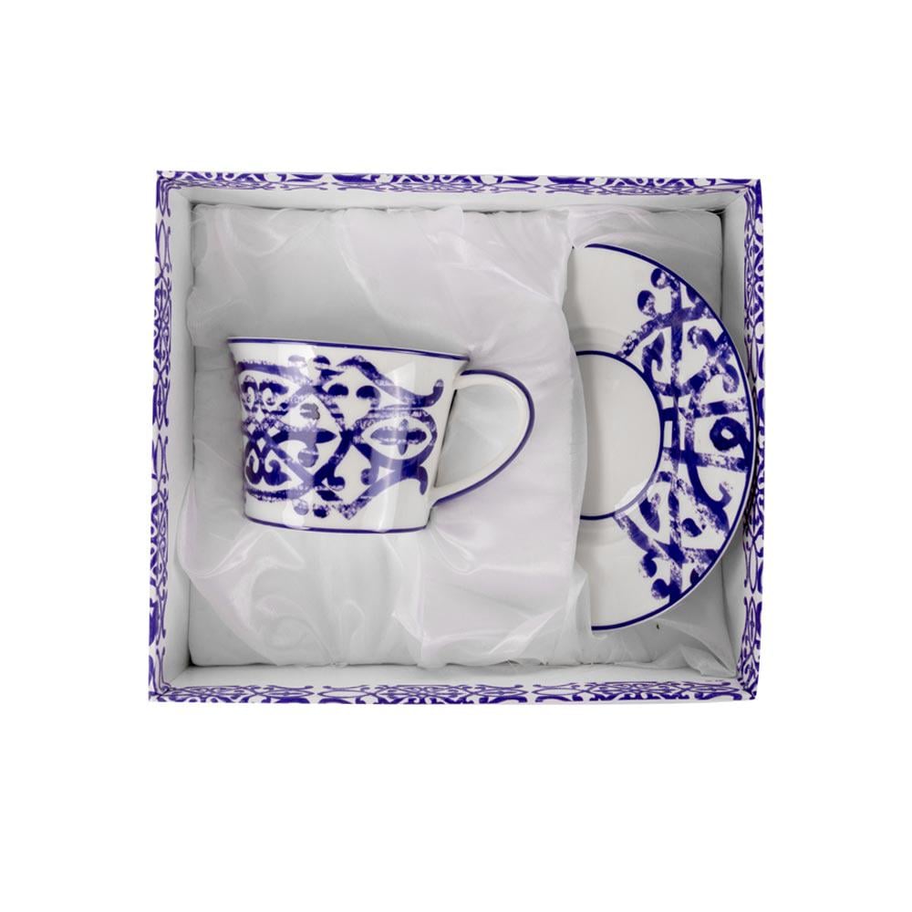 Чашка фарфоровая с блюдцем Lefard Сицилия 220 мл (924-768) - фото 4 Чашка фарфоровая с блюдцем Lefard Сицилия 220 мл (924-768) - фото 4