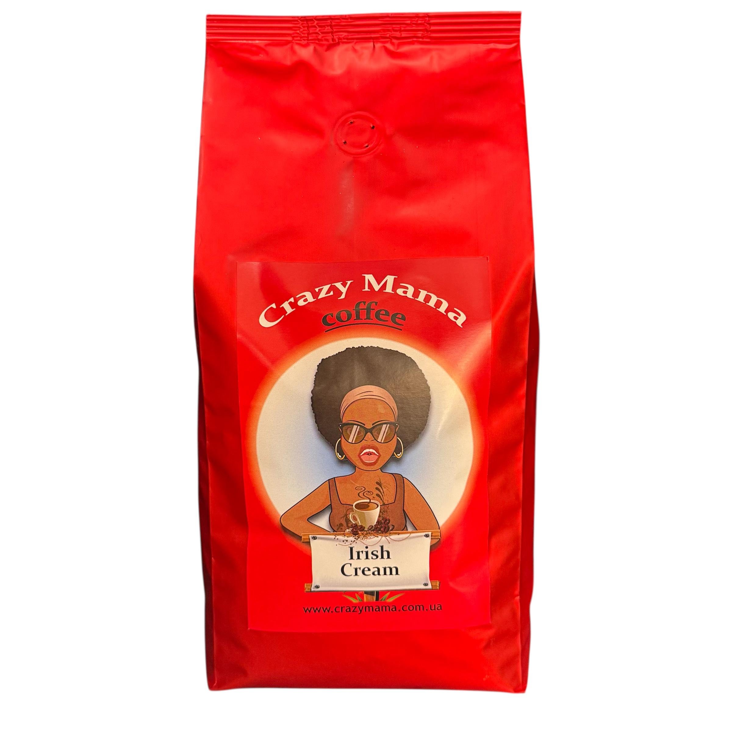 Кофе в зернах Crazy Mama Irish Cream 1 кг (308944)