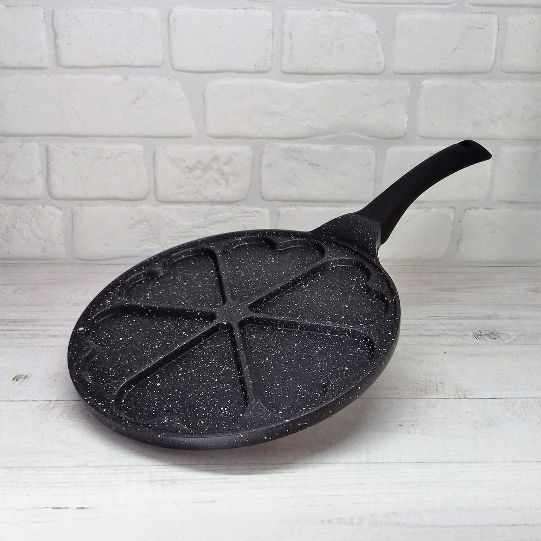 Сковорода для блинов Edenberg с антипригарным мраморным покрытием 27 см (EB-7514)