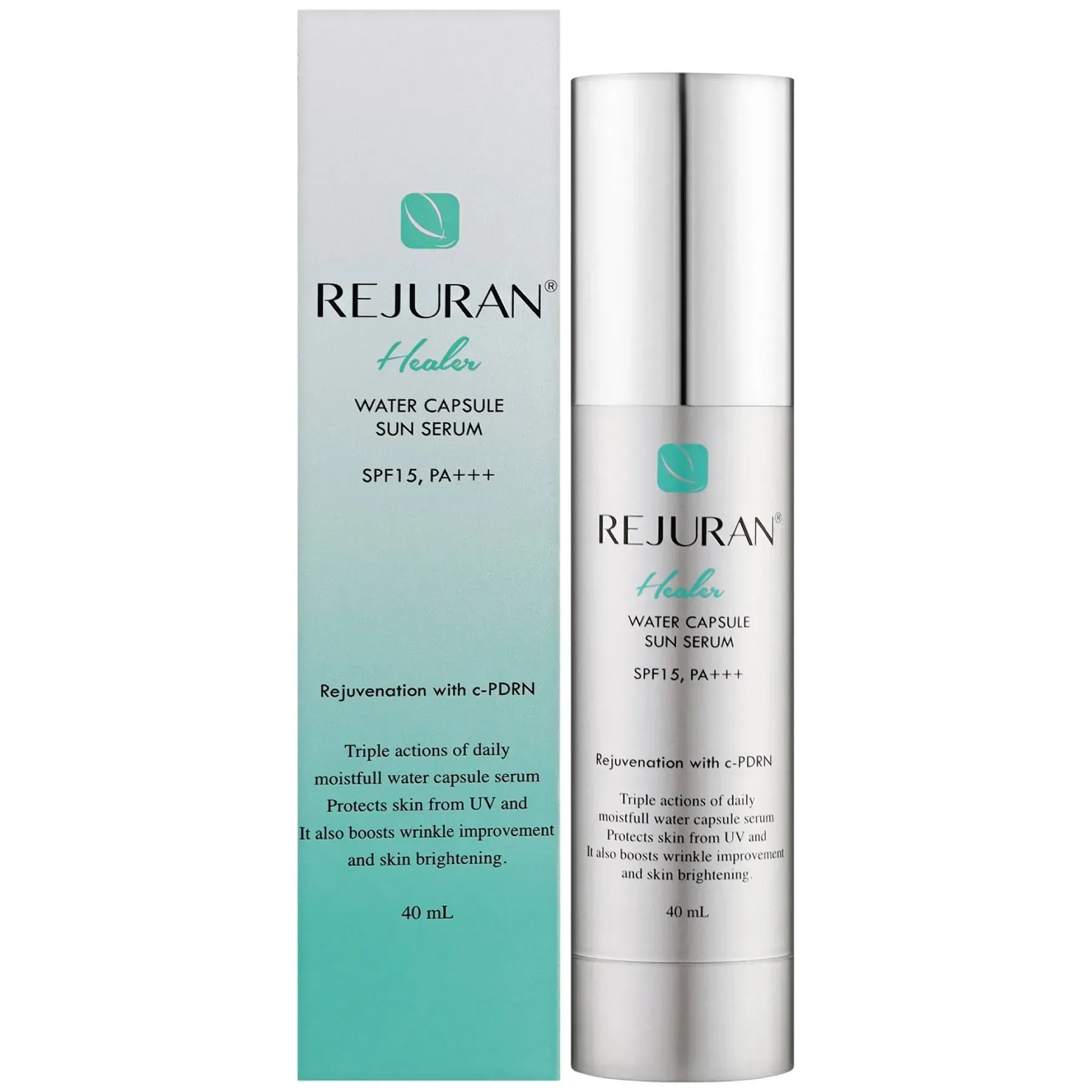 Сыворотка солнцезащитная Rejuran Healer Water Capsule Sun Serum SPF 15+ PA+++ 40 мл