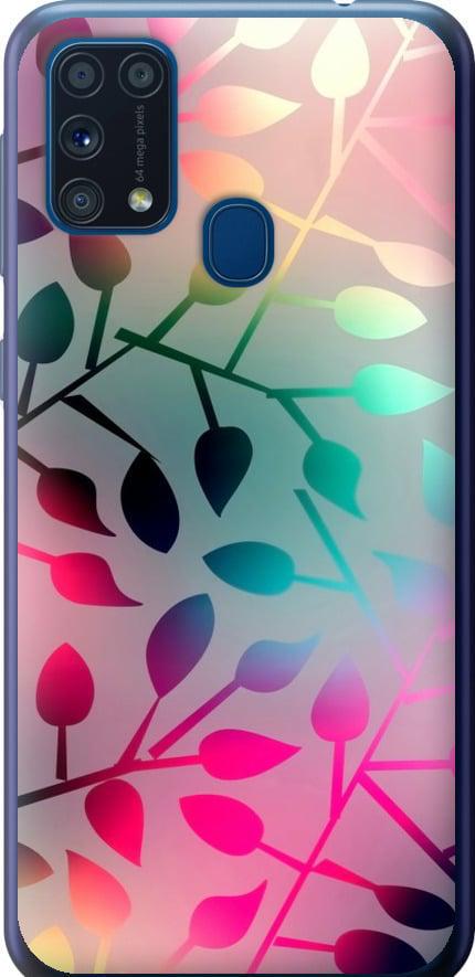 Чехол на Samsung Galaxy M31 M315F Листья (2235u-1907-42517)