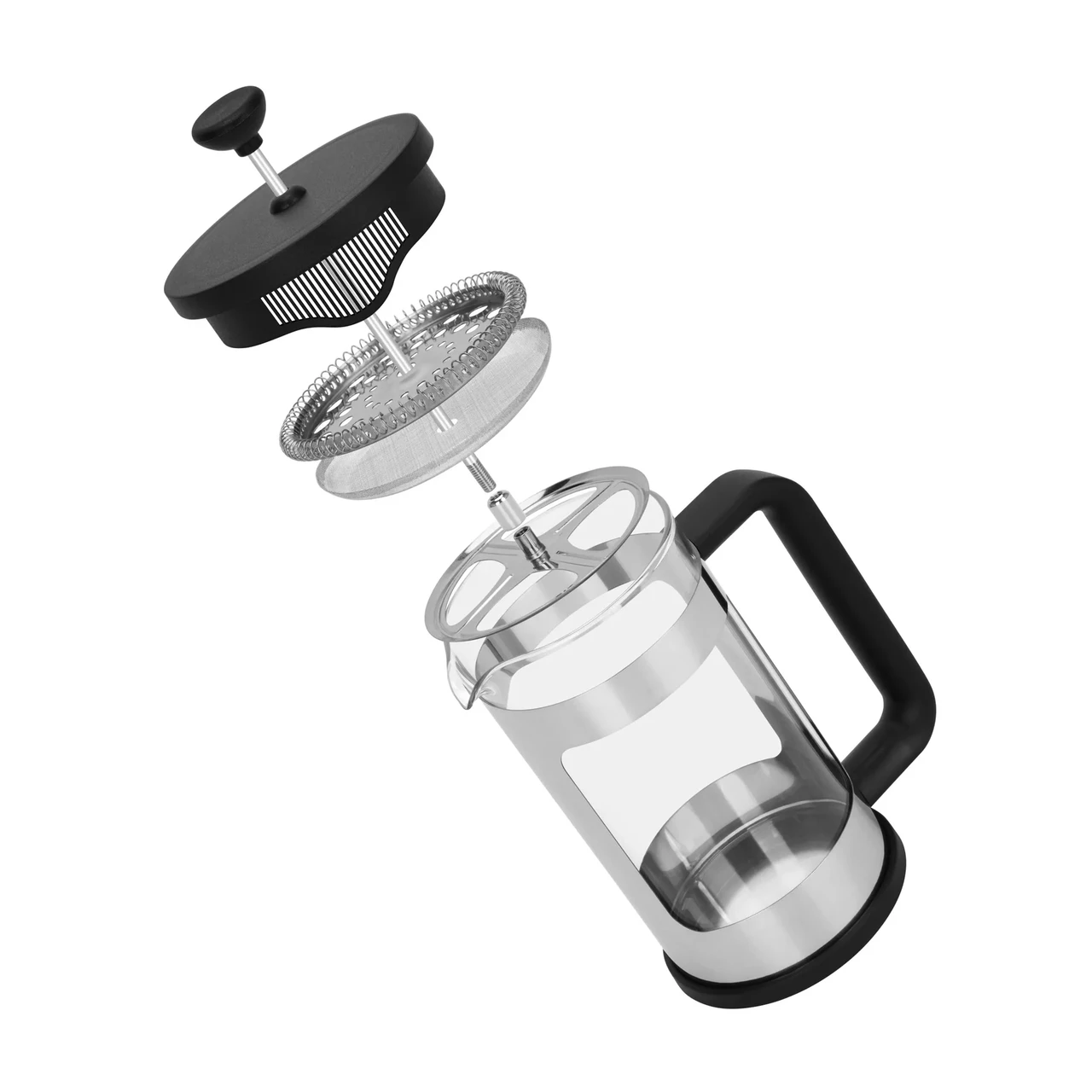 Френч-прес з поршнем Fissman Affogato 15x10,5x21,5 см 1000 мл із боросилікатного скла (9118) - фото 3 Френч-прес з поршнем Fissman Affogato 15x10,5x21,5 см 1000 мл із боросилікатного скла (9118) - фото 3