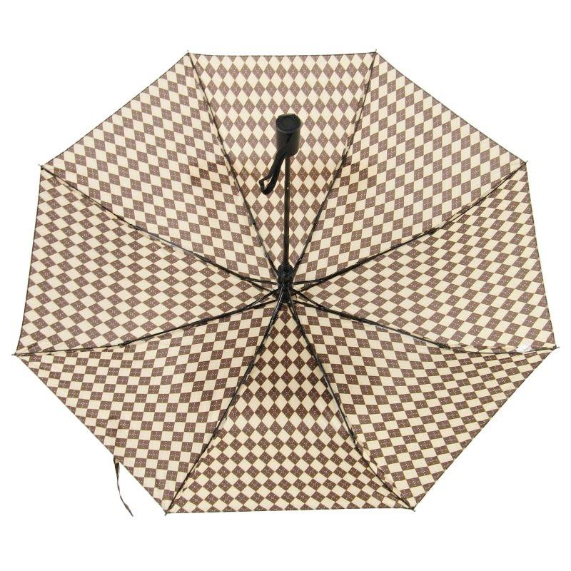 Парасолька-автомат складана School 8 спиць купол 104 см Brown (29042502) - фото 3 Парасолька-автомат складана School 8 спиць купол 104 см Brown (29042502) - фото 3