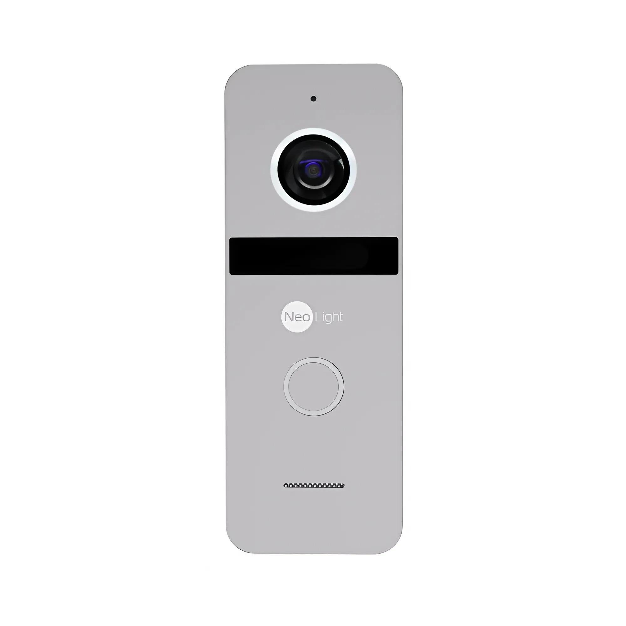 Відеопанель NeoLight SOLO IP65 камера HD алюмінієвий корпус захист від пилу та вологи Silver (621513)