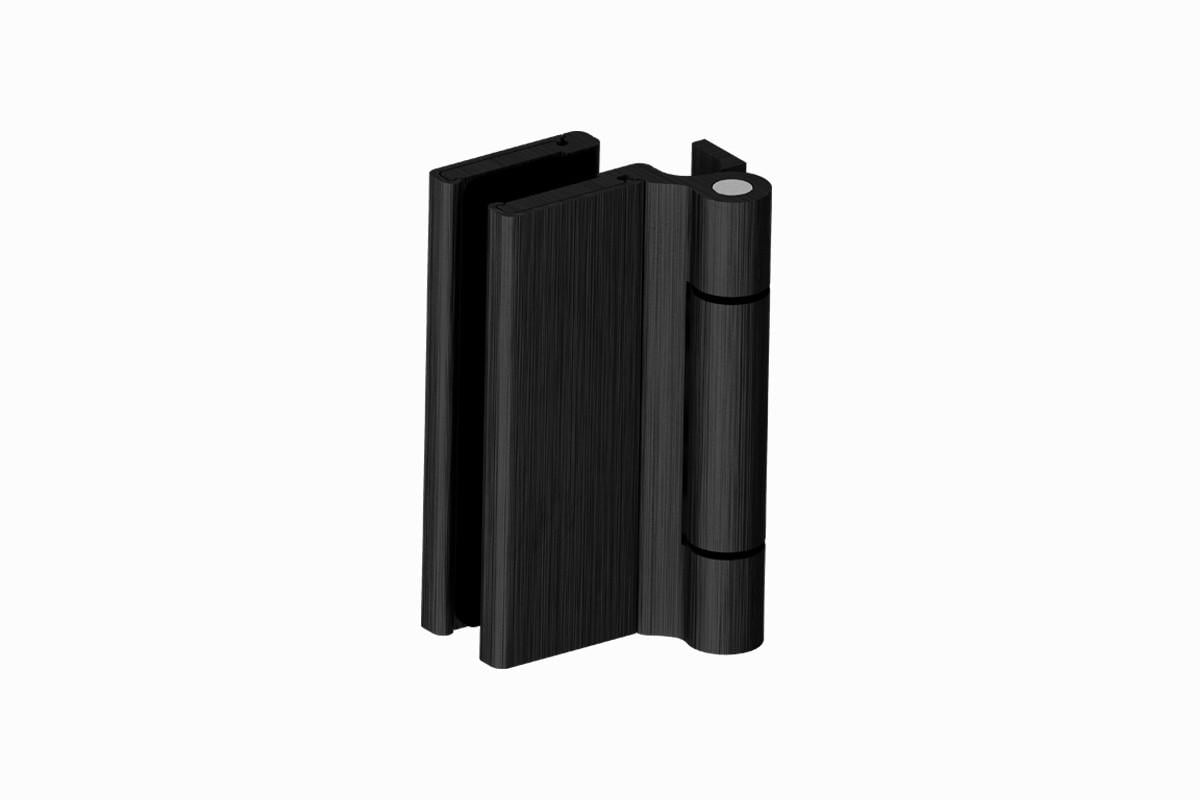 Петля для стекла WALA WTA с прямоугольной крышкой Черный (WTA8010441X BL) Петля для стекла WALA WTA с прямоугольной крышкой Черный (WTA8010441X BL)