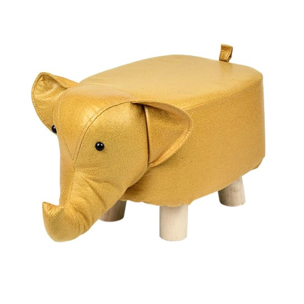 Пуфик для дитячої кімнати Stenson Animals Слон 28х50 см Жовтий (R33437)