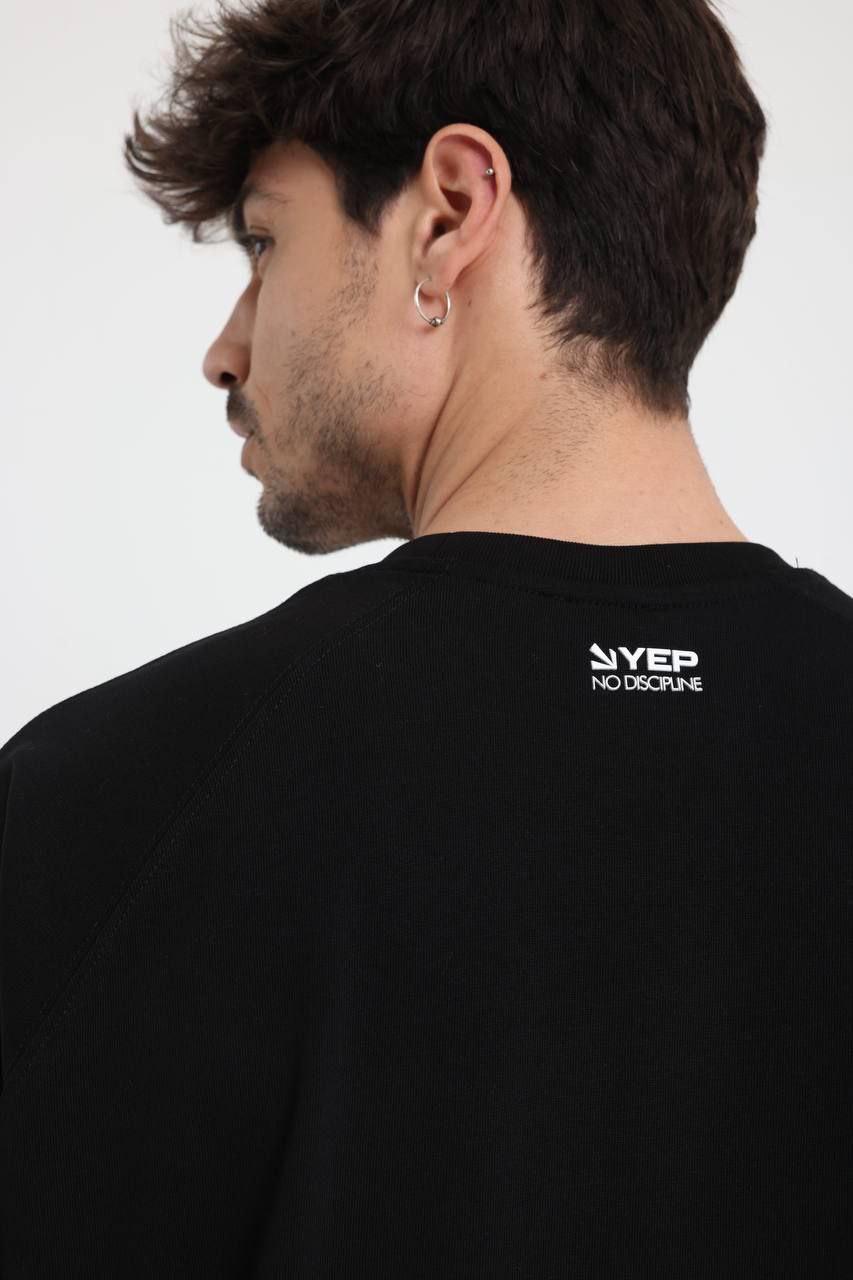 Футболка Oversize M Чорний (0087) - фото 3 Футболка Oversize M Чорний (0087) - фото 3