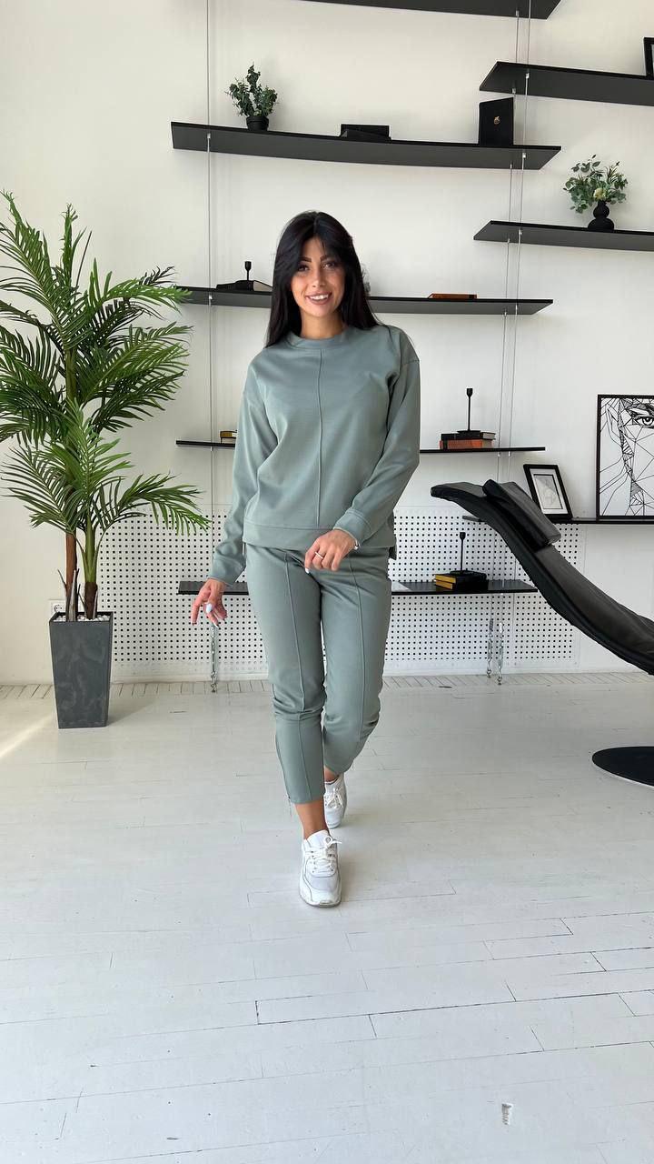 Костюм жіночий Лана р. 50-52 Оливковий (1728)