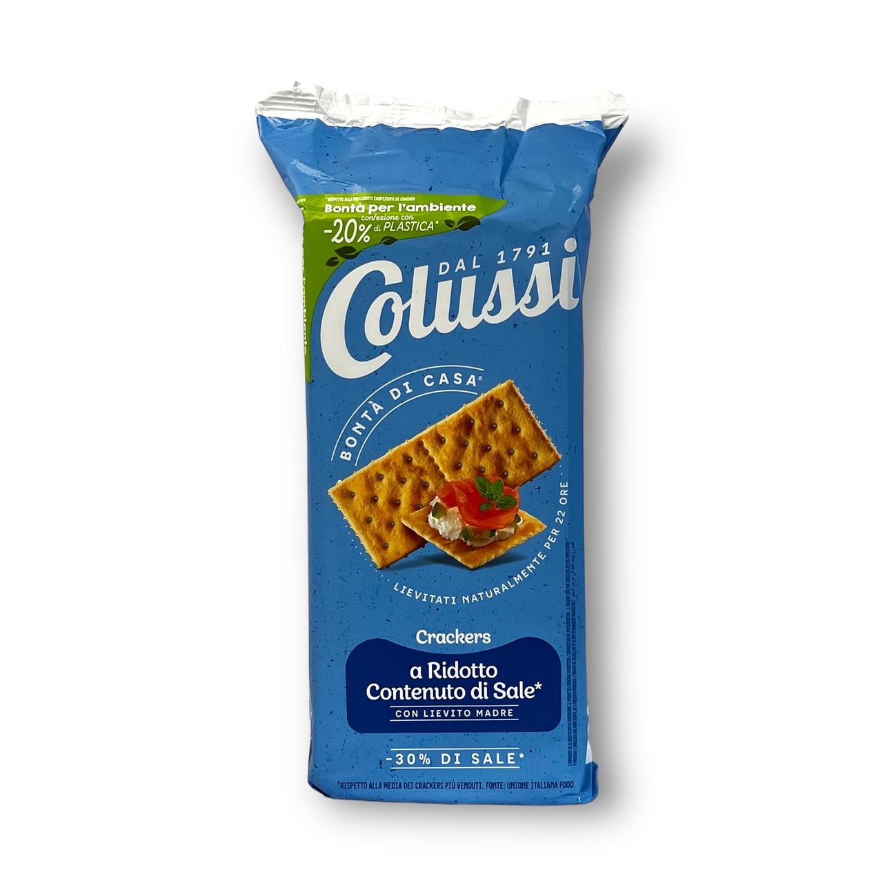 Крекер COLUSSI crackers aridotto contenutto di sale 500 г (1635908452)