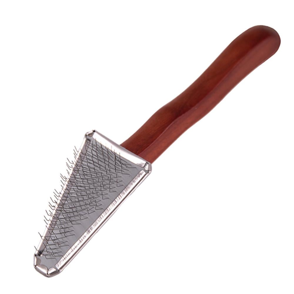 Пуходерка Dezynadog Soft Triangle Slicker Brush треугольная плоская для малых пород (123091)
