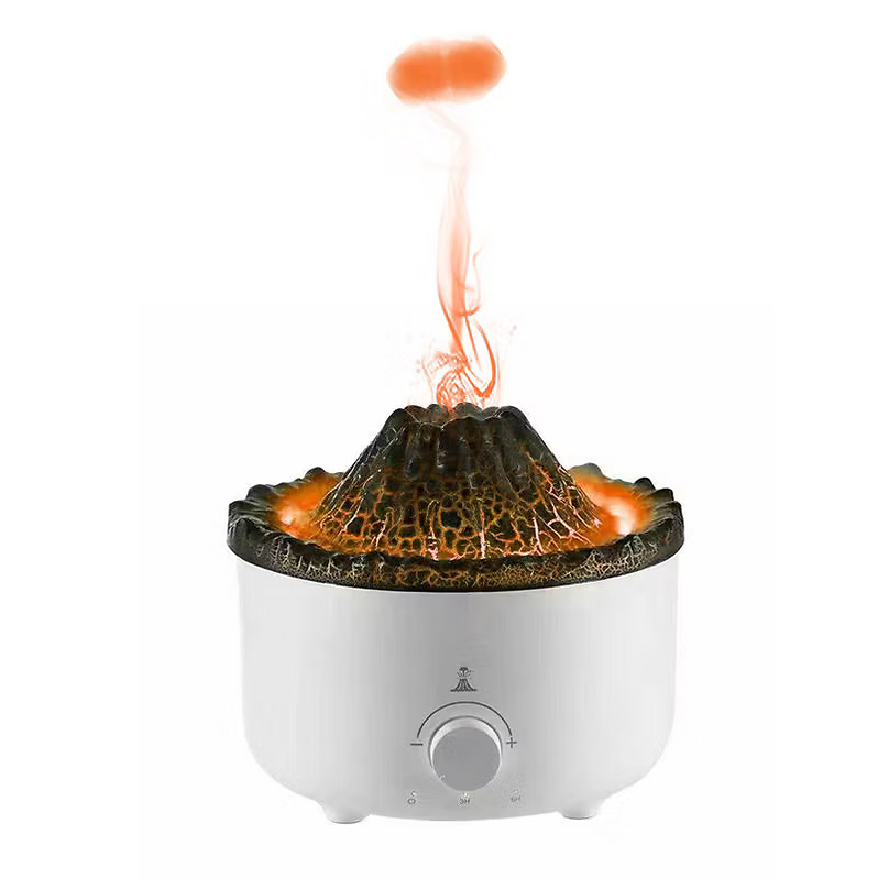 Аромадифузор Volcano Fire Flame с увлажнителем воздуха пульт Разноцветный