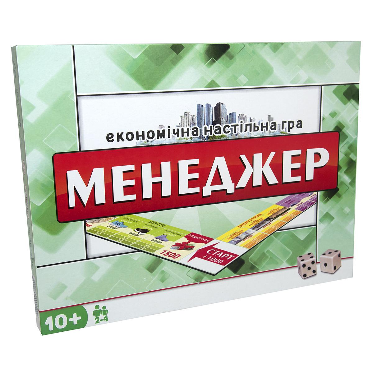 Настольная игра Strateg Менеджер укр. (30453)
