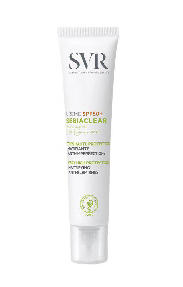Крем солнцезащитный матирующий SVR Sebiaclear Creme SPF50+ для проблемной кожи лица 40 мл (26058378) Крем солнцезащитный матирующий SVR Sebiaclear Creme SPF50+ для проблемной кожи лица 40 мл (26058378)