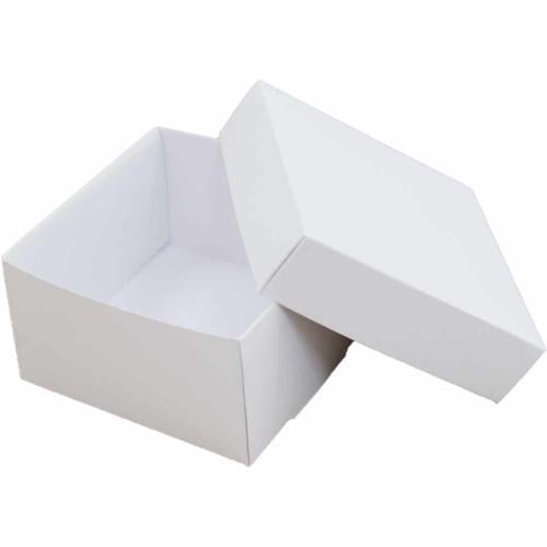 Коробка 090х90х50 мм подарункова Білий (413)