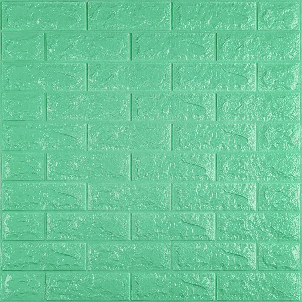 3D-панель самоклеящаяся под кирпич 700х770х7 мм Мятный (SW-00000050)