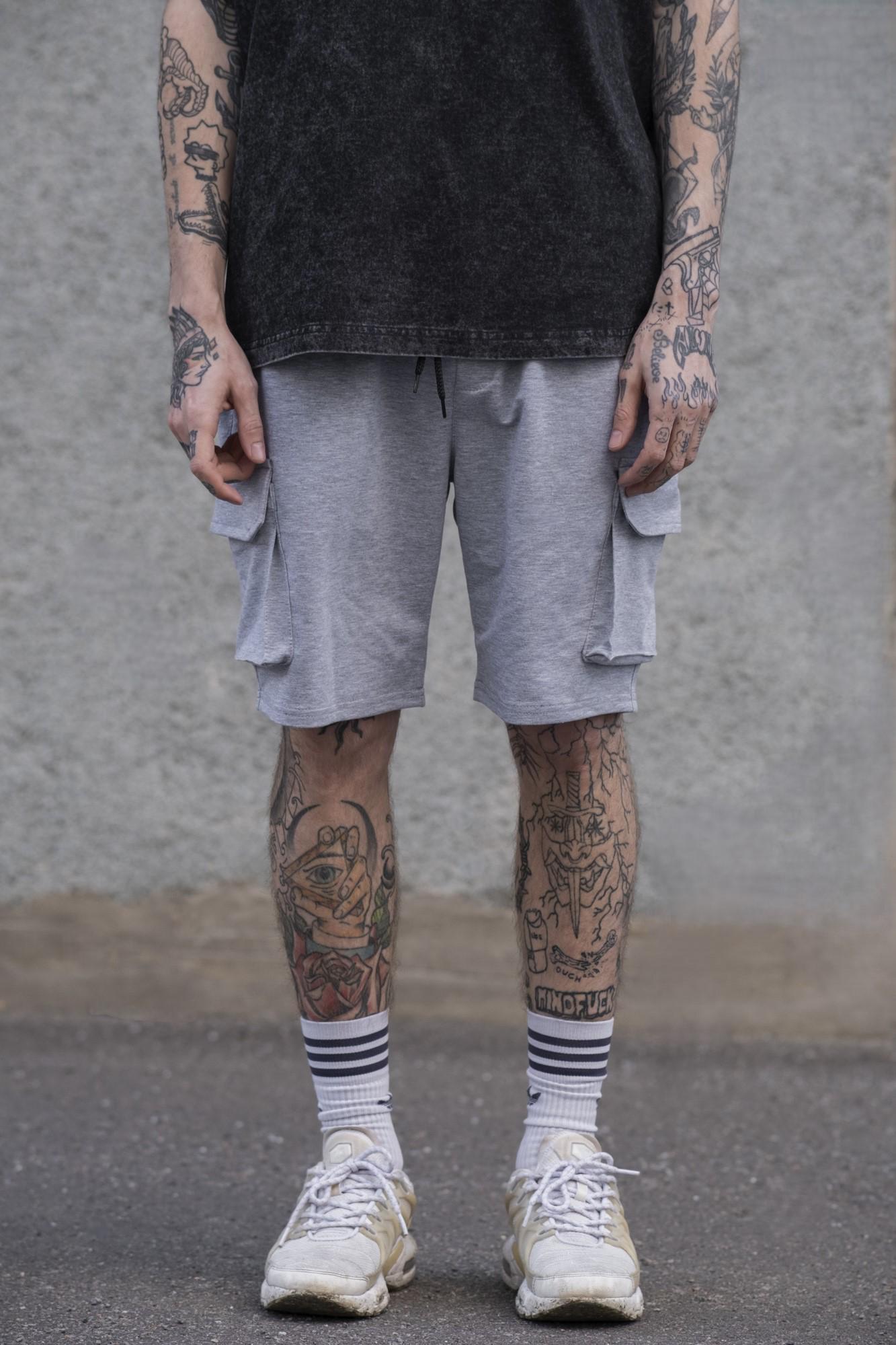 Шорти чоловічі Without Gate Reflective трикотажні XL Melange (XL8049582) - фото 3 Шорти чоловічі Without Gate Reflective трикотажні XL Melange (XL8049582) - фото 3