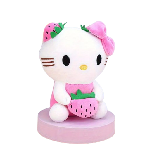 Мягкая игрушка Hello Kitty с клубничкой 20 см (2793902068)
