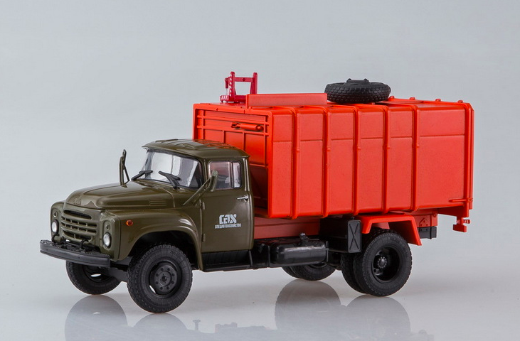 Колекційна модель АІСТ ЗІЛ-130 КО-413 Сміттєвоз (пізній) масштаб 1:43