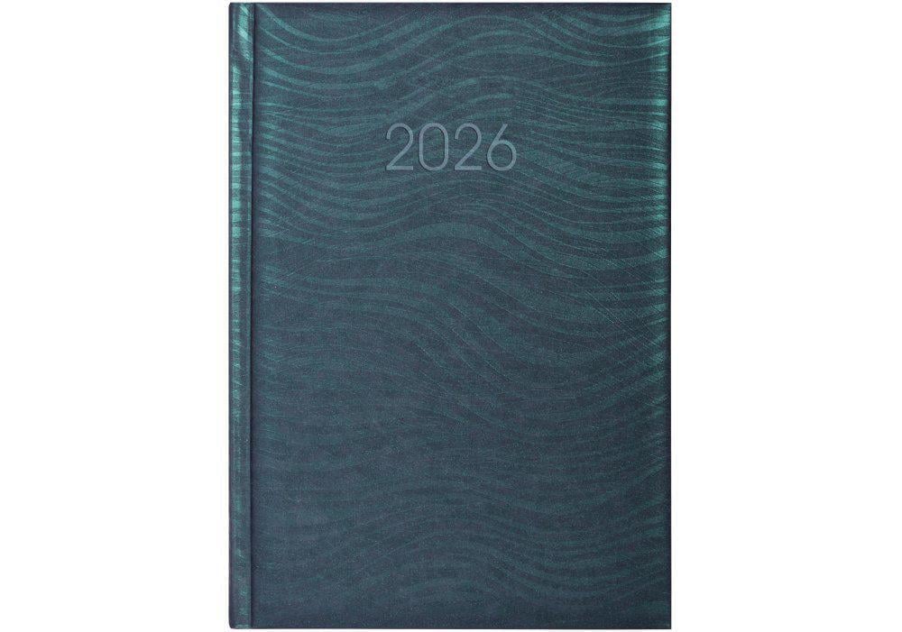 Дневник датированный 2026 Economix Sea A5 336 стр. Зеленый (E21814-04)