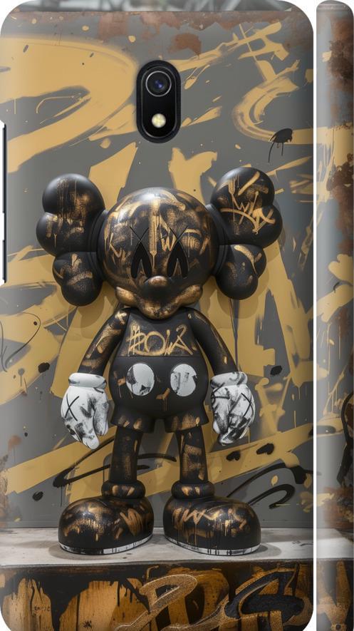 Чехол на Xiaomi Redmi 8A Bronze kaws (6097m-1794-42517)