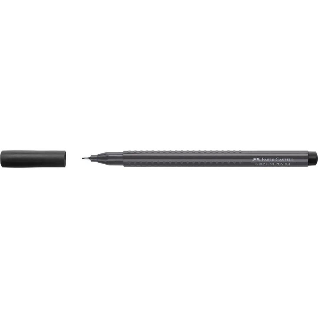 Ручка капілярна Faber-Castell Grip Finepen 0,4 мм 1516 Чорний - фото 2