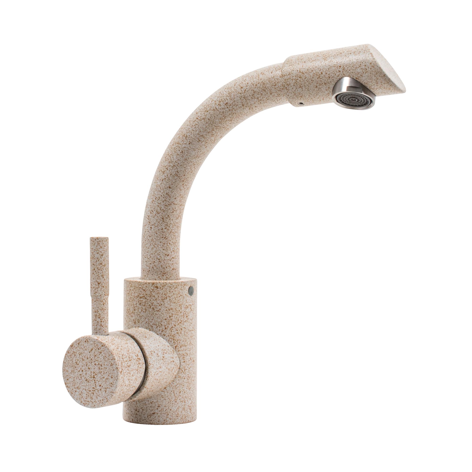 Смеситель для кухни Platinum 8303 sk PLS-A33014 однорычажный Бежевый (150834)